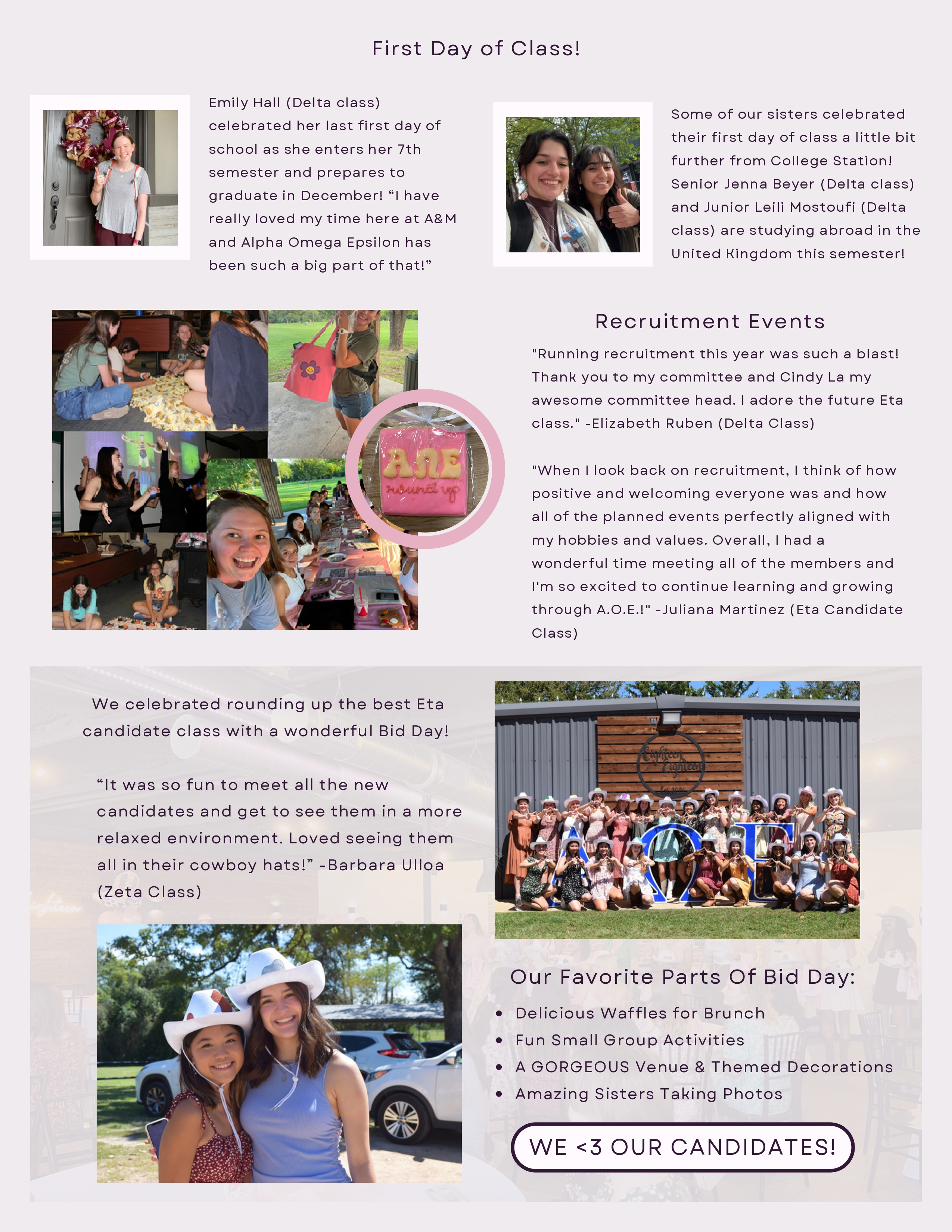 August/September Newsletter Page 2